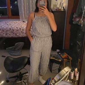 Striped Jumpsuit